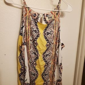 Verse yellow halter top